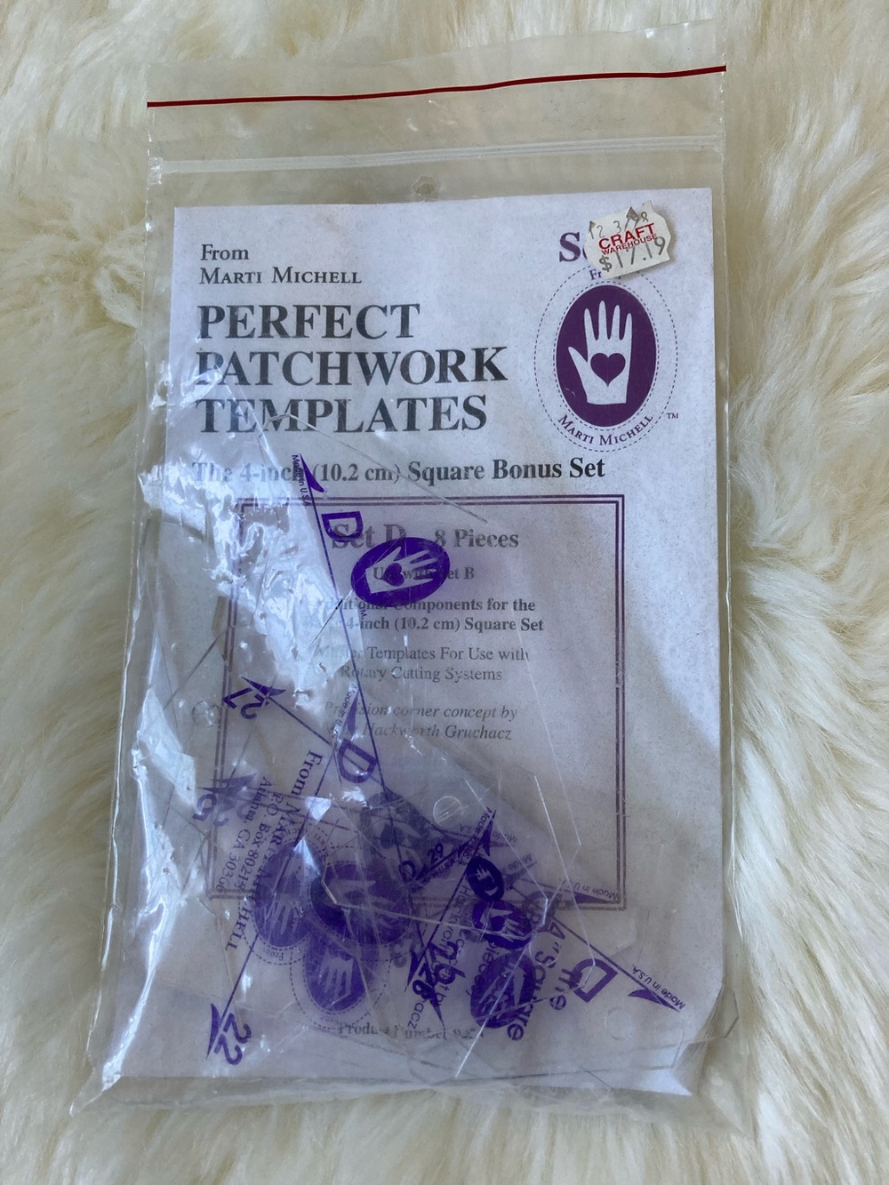 NIP Marti Mitchell perfect patchwork templates Set D